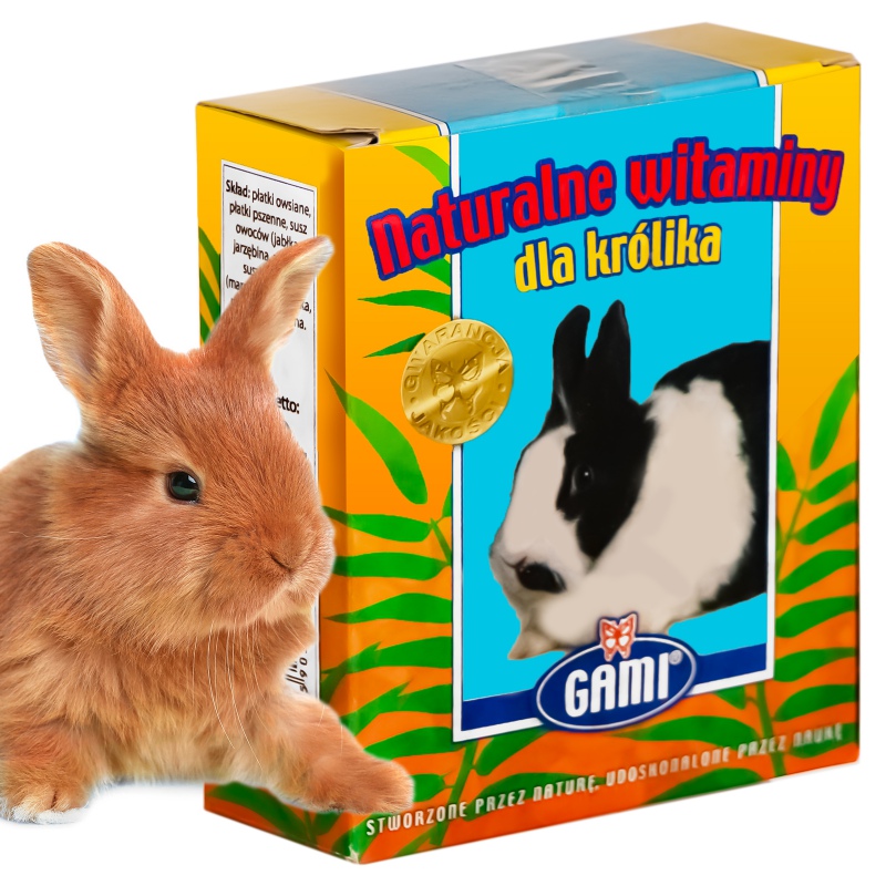 Gami natural vitamins for rabbits 200g