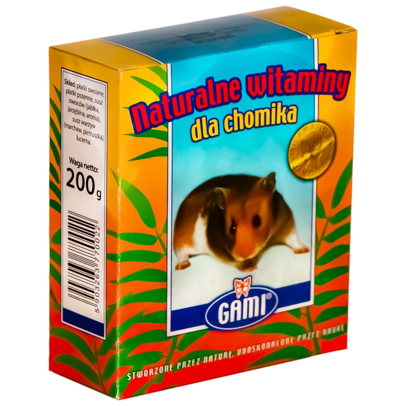 Gami Natuurlijke Vitamines voor Hamsters 200g