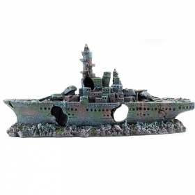 Happet aquarium decoration ship 24cm