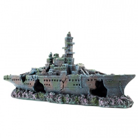 Happet aquarium decoration ship 24cm