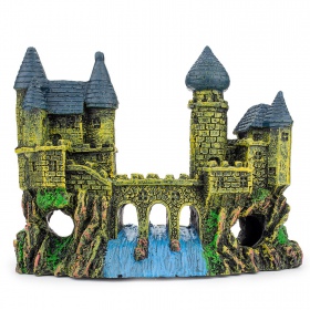 Castelo ornamentado para aquário Happet 16cm