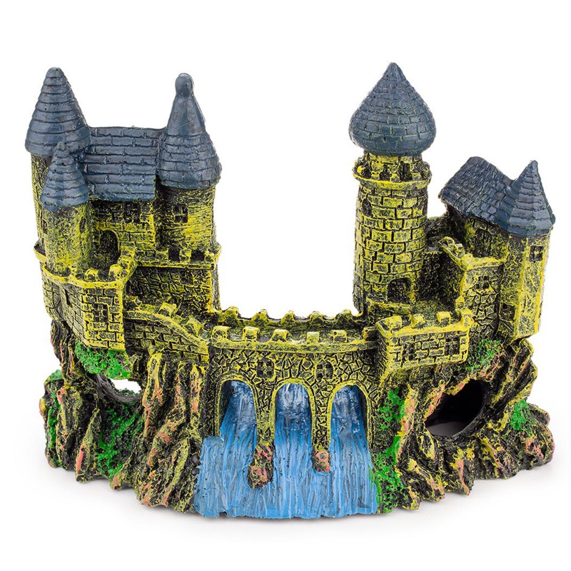 Castelo ornamentado para aquário Happet 16cm