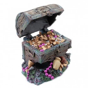 Happet aquarium treasure chest decoration