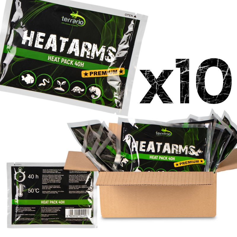 Terrario Heatarms Heat Pack 40H - ogrzewacz do transportu zwierząt - 10 sztuk