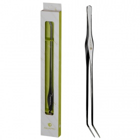 Aquapro 33cm Curved Tweezers for plants