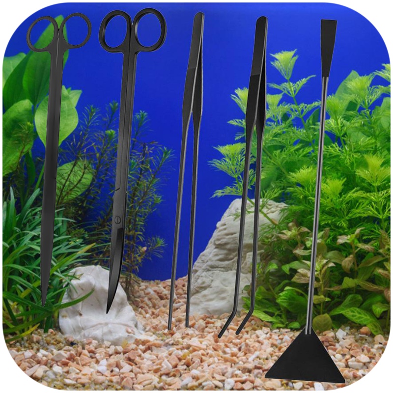 5-in-1 aquarium maintenance tool set