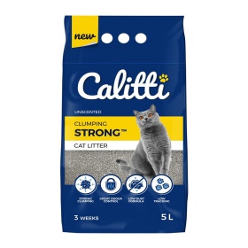 Calitti STRONG cat litter packaging