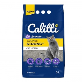 Areia para gato Calitti STRONG Lavanda