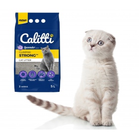 Areia para gato Calitti STRONG Lavanda