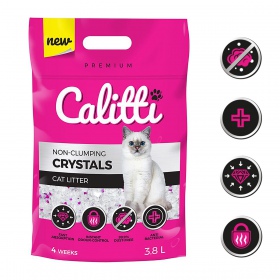 Calitti CRYSTALS - Silikonsand für Katzen