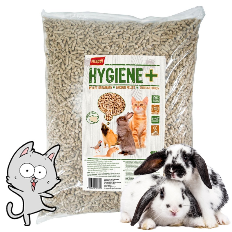 Pellet de madera Vitapol para animales