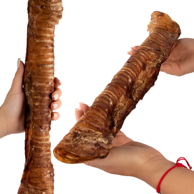 Dogario Bonni Beef Throat XXL - chrupki gryzak 40cm - 50cm