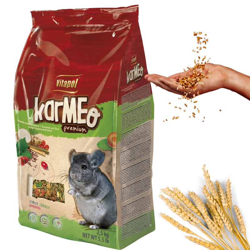 Vitapol Karmeo Premium 2,5kg para chinchillas