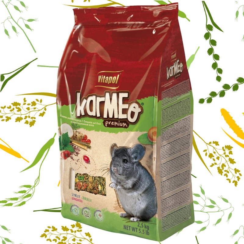 Vitapol Karmeo Premium 2,5kg para chinchillas