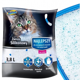 Litière pour chat Hilton en silicone 3,8l