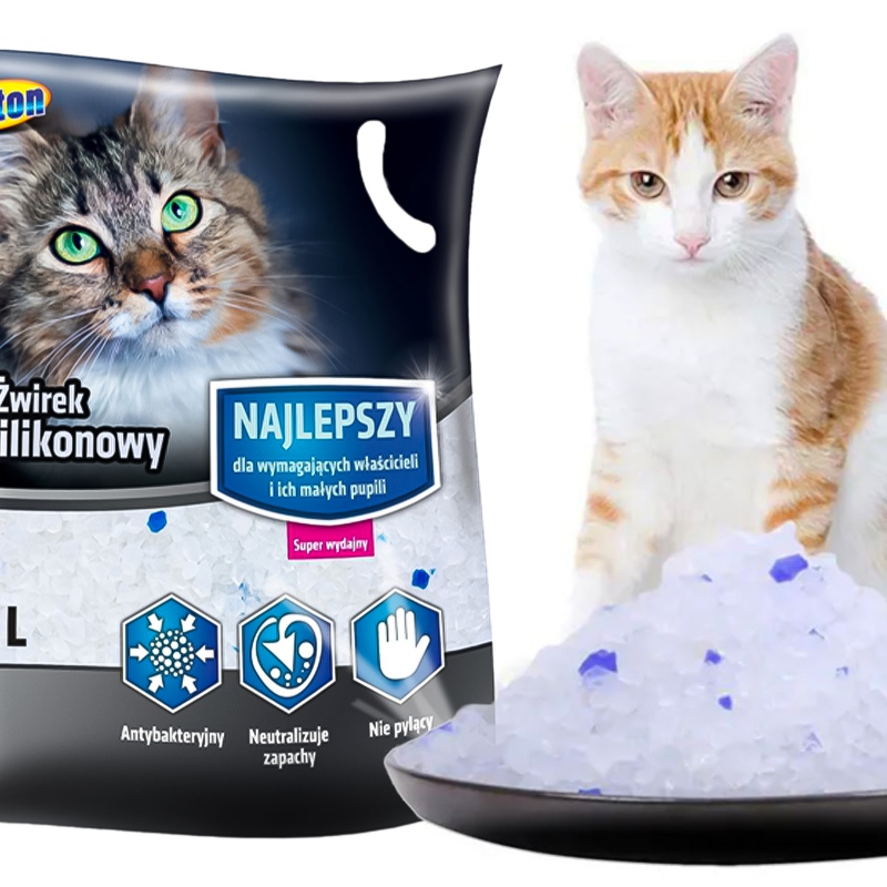 Hilton Cat Litter Silicone - żwirek silikonowy dla kota 3,8l