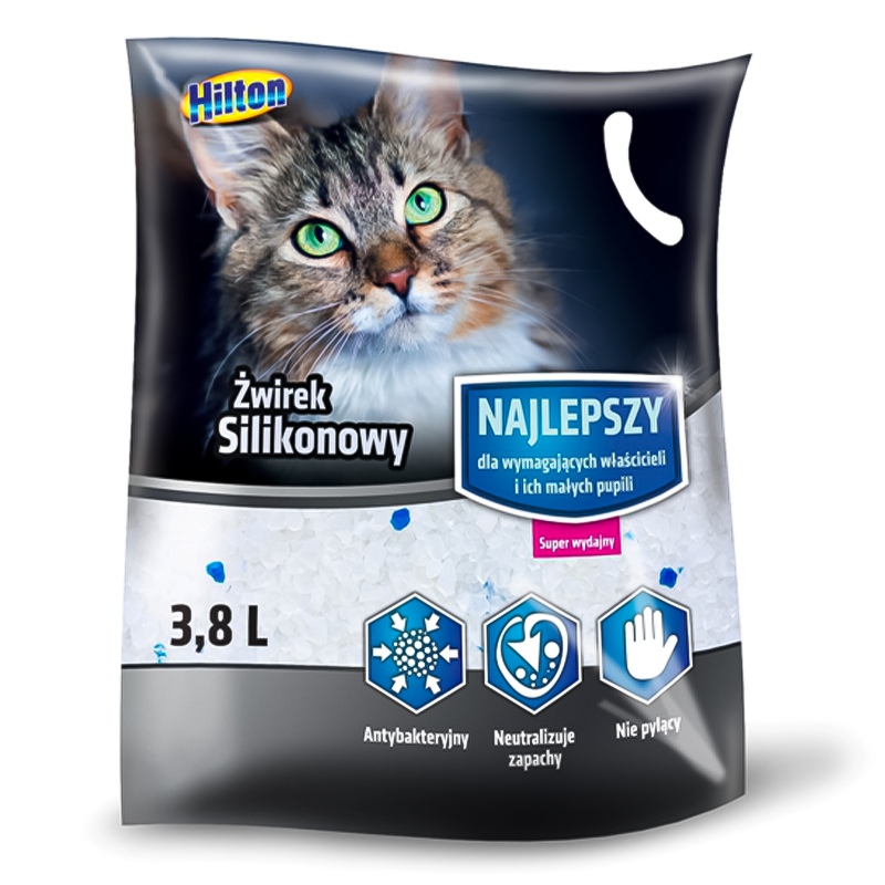 Hilton Silicagel kattenbakkorrels 3,8L