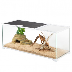 OiiBO Terrarium 76x30x30cm z widokiem 360°