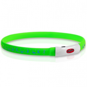 Hilton Flash Collar GREEN - obroża świecąca LED od 15cm - 55cm