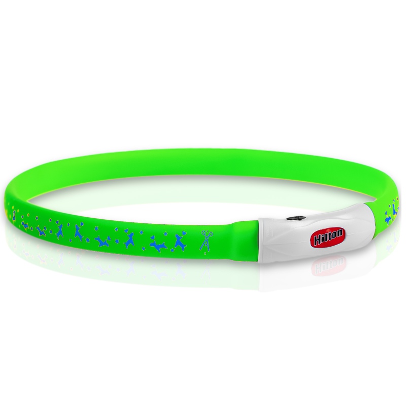 Hilton Flash LED collar in green