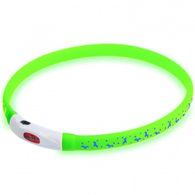 Hilton Flash LED collar in green