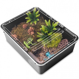 Terrario Reptiland Black 25x19x7,5cm - czarne terrarium faunarium