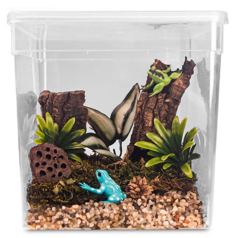 Terrario ReptiBox 19x19x19cm - przezroczyste