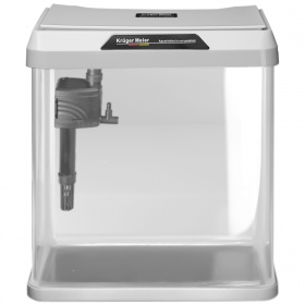 Kruger Meier Como 7L Aquarium Set in White