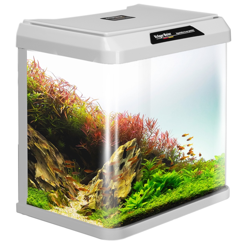 Kruger Meier Como 7L Aquarium Set in White