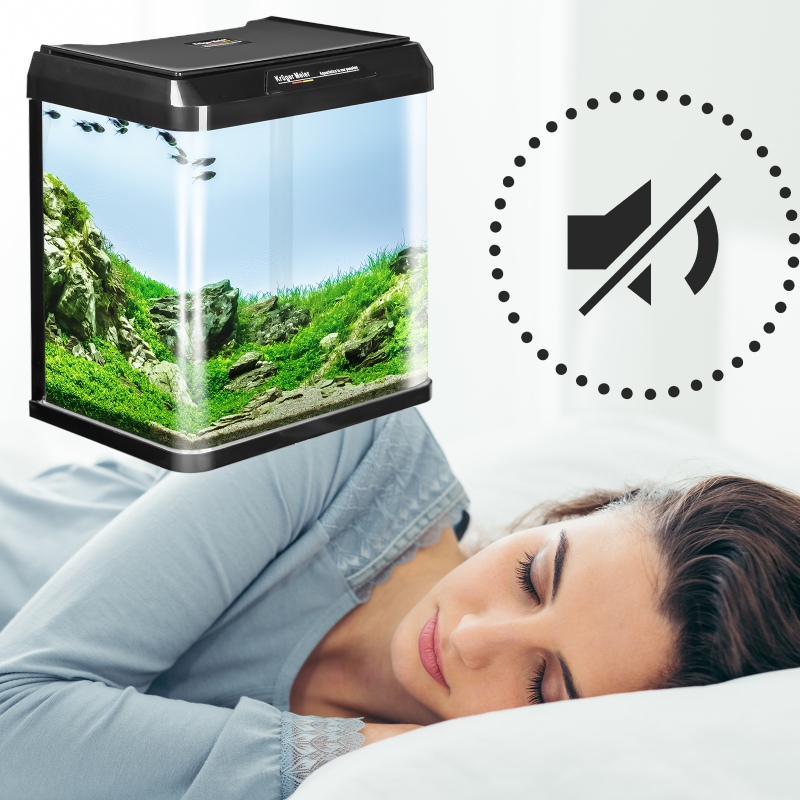 Kruger Meier Como Aquarium 7l - Czarny Zestaw