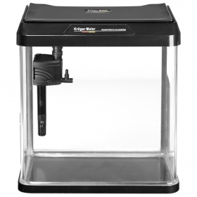 Kruger Meier Como Aquarium 7l - Czarny Zestaw