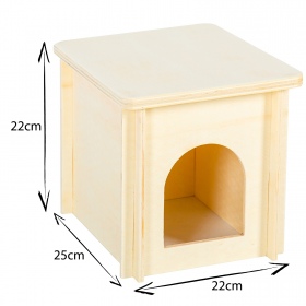 OiiBO Wooden House WH02L for rodents