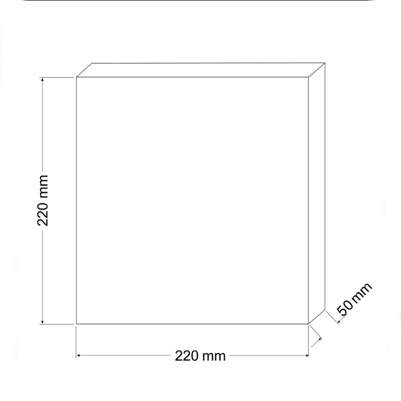 Happet Medium Grain Filter Sponge 22x22x5cm