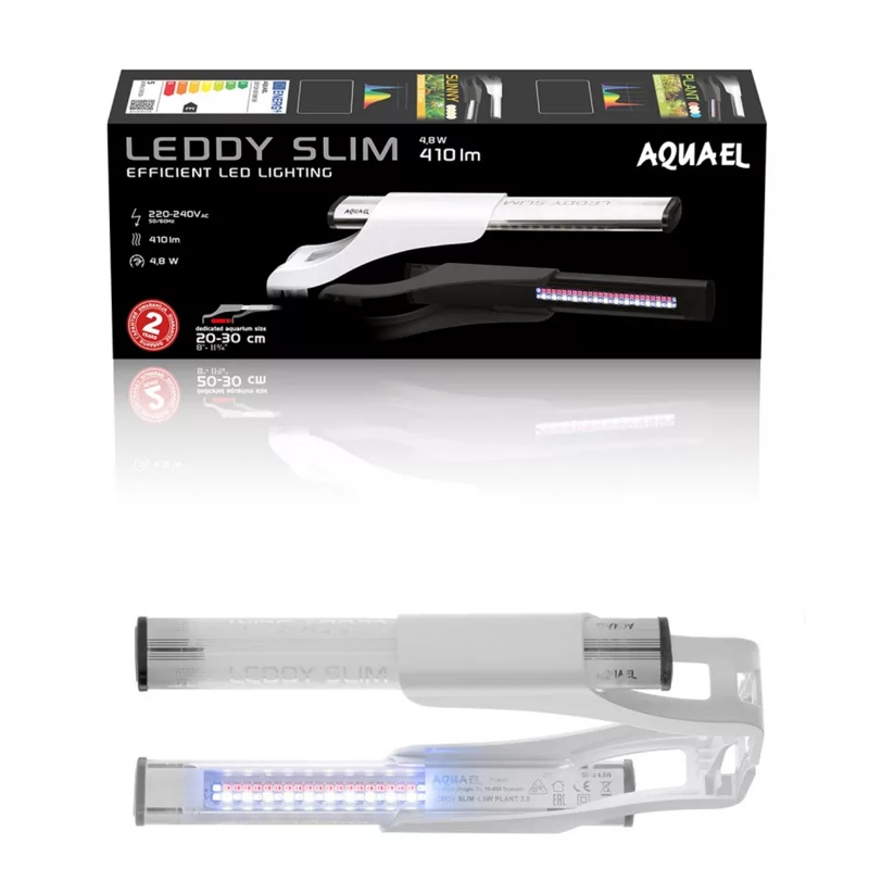 Aquael LEDDY SLIM 4,8W PLANT - biela