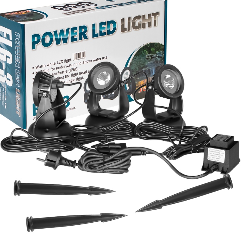 Luz LED Jebao EL6-3 para estanques