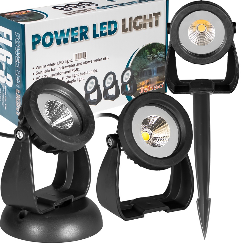 Jebao EL6-3 LED tuinverlichting set