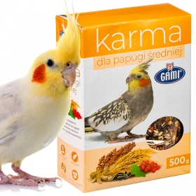 Gami Karma för Medelstor Papegoja 500g