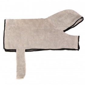 Manteau de séchage pour chien en microfibre