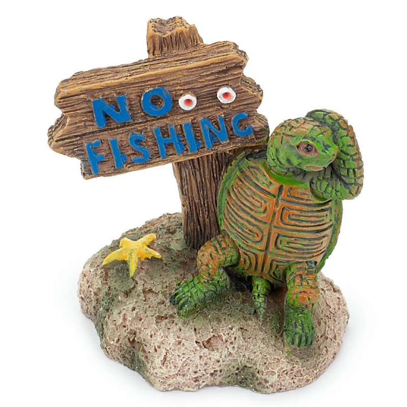 Figura tortuga decorativa para acuarios