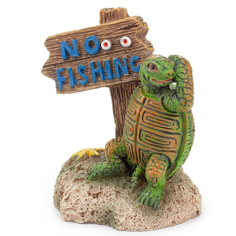 Figura tortuga decorativa para acuarios