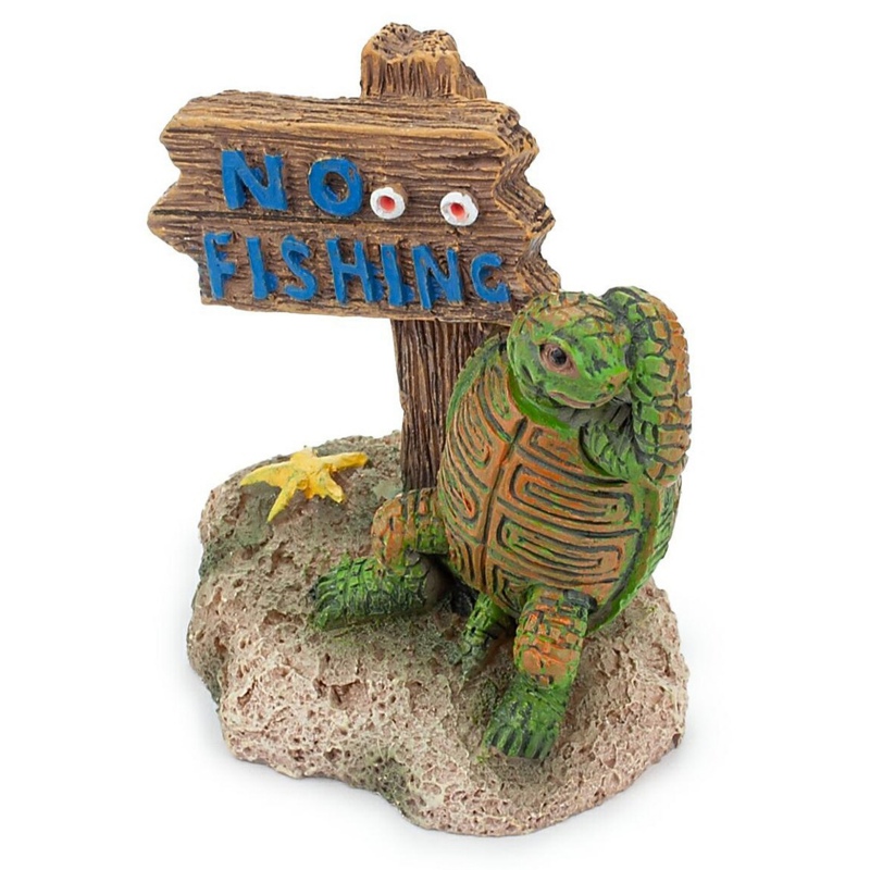 Figurine décorative de tortue pour aquarium