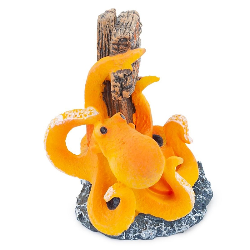 Figurine pieuvre pour décoration aquarium