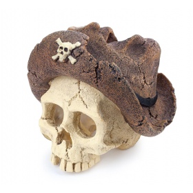 Happet aquarium skull decoration 15cm