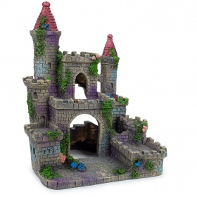 Castelo decorativo para aquário Happet 24cm