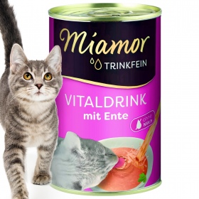 Miamor Vitaldrink med andesuppe for katter