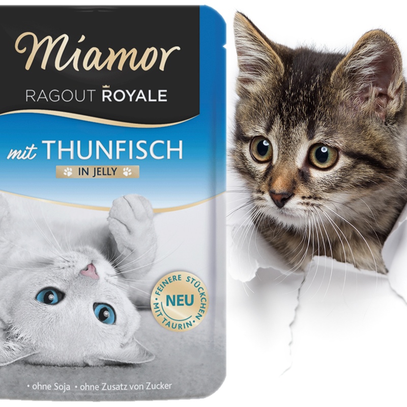 Miamor Royale wet cat food with tuna