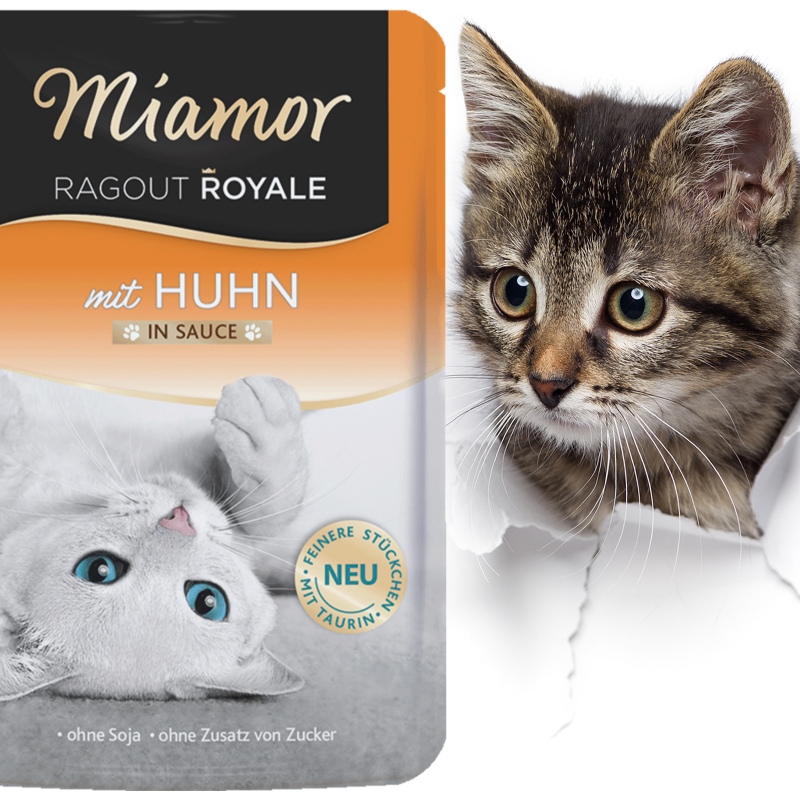 Miamor Royale med kylling i saus 100g