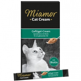 Miamor Cat Cream Chicken - paier for glansfull pels