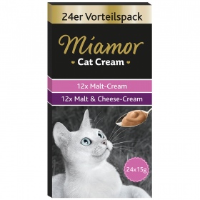 Miamor Katzencreme - Anti-Haare 24x15g