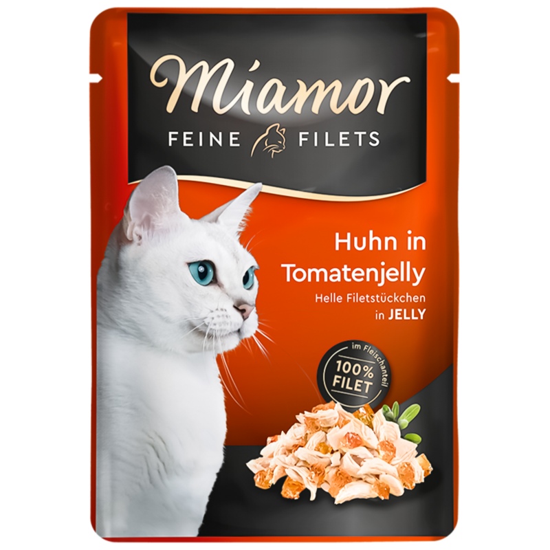 Miamor Filets Huhn i tomatgelé - 100g